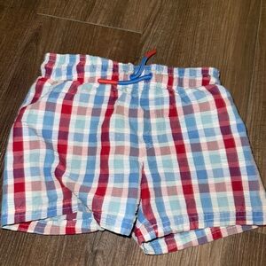 Toddler Boys 18M Swim Trunks Cat and Jack Red White Blue Striped